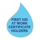 First Aid at Work certificate holders