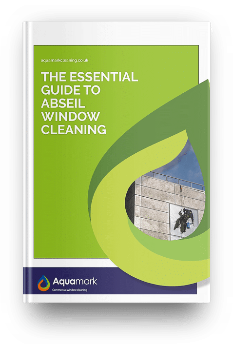Abseil window cleaning - commercial window cleaning