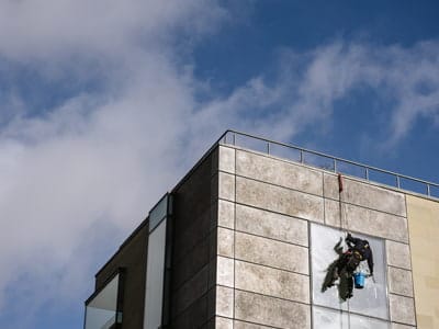 Business property safety guides - is your façade safe? | Aquamark Cleaning